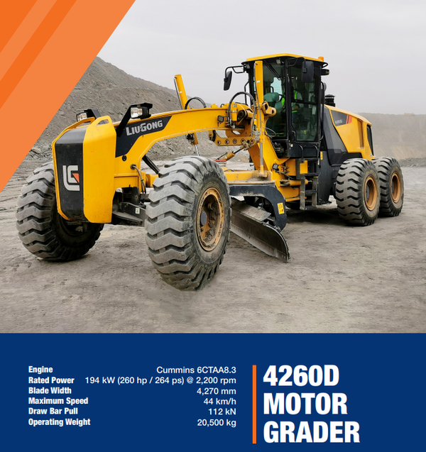 LiuGong 4260D Motor Grader (Year End Sale)