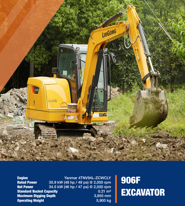 LiuGong 906F Compact Hydraulic Excavator (Year-End Promo)