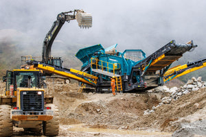 Image of trucks and mining in PNG